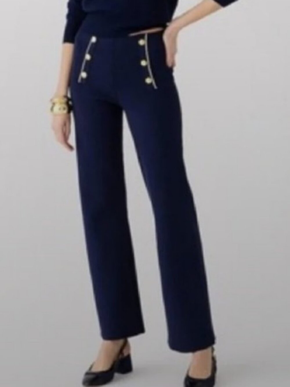 NWT J. CREW Delaney Full-Length Sailor Sweater Pant